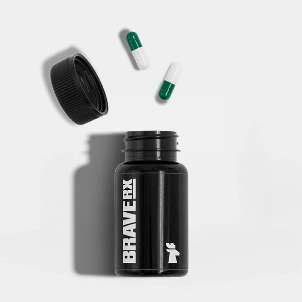 Prime Max bottle with capsules