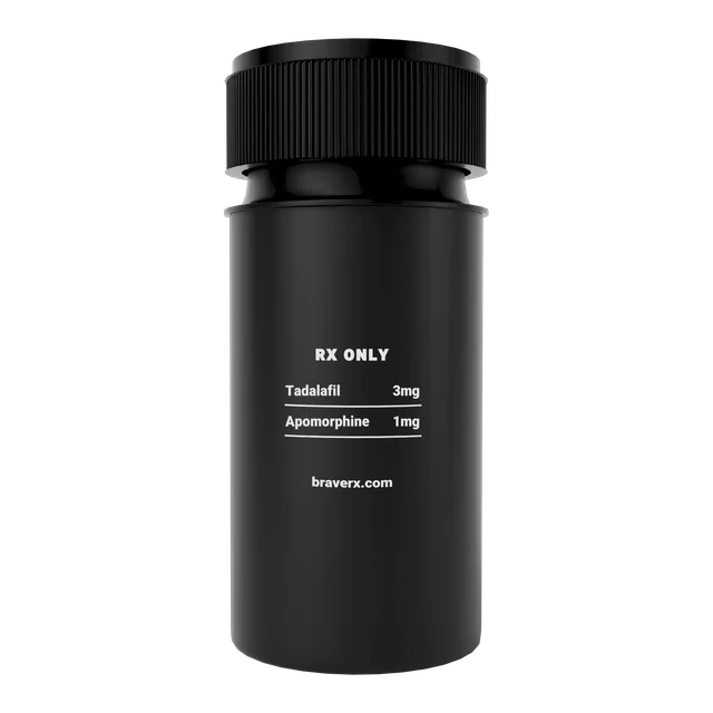 Prime Daily Core black bottle with listed ingredients
